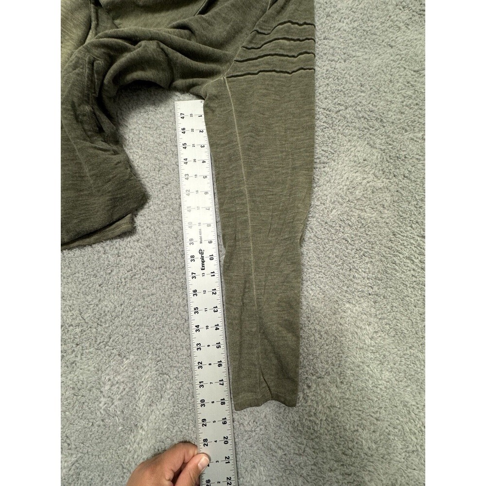 Knox Rose Women's Jacket Drape Front Long Sleeve Olive Green Size XL - Picture 8 of 10